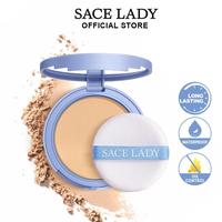 SACE LADY Oil Control Face Powder,Waterproof Setting Powder,Talc-Free Matte Face Makeup With Puff