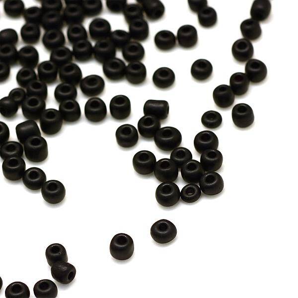 Frosted Opaque Glass Seed Beads