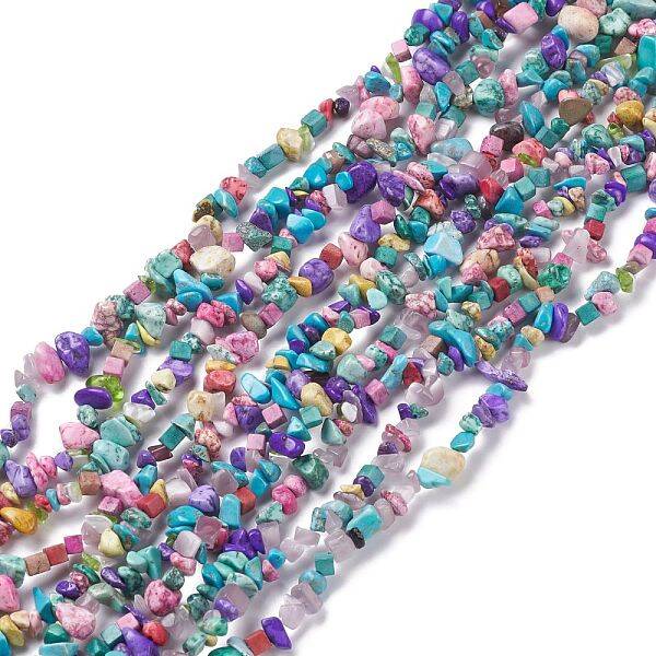 Synthetic Turquoise Beads Strands