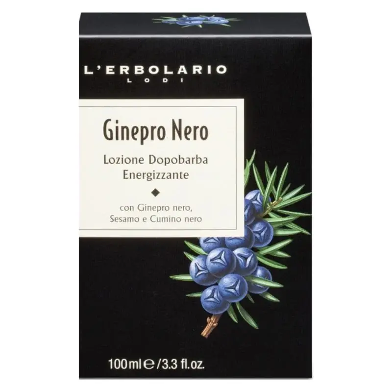 L'Erbolario Black Juniper Energizing Aftershave Lotion 100 ml