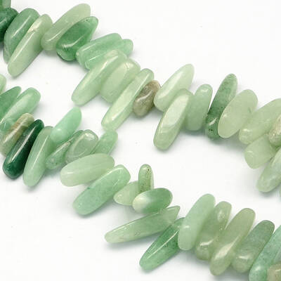 Natural Green Aventurine Stone Bead Strands