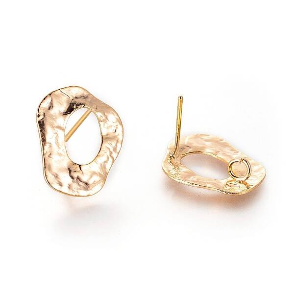 Brass Stud Earring Findings