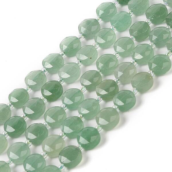 Natural Green Aventurine Bead Strands