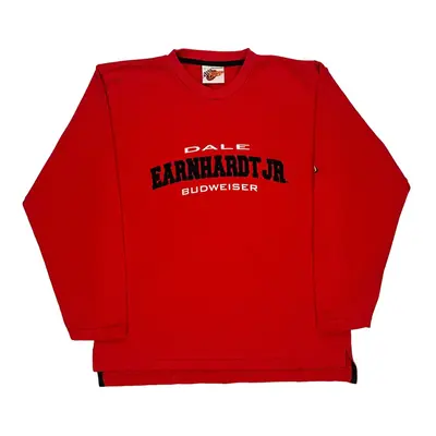 Winners Circle Nascar Sweatshirt - Large Red Polyester Blend | Size: large