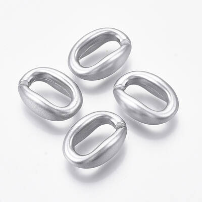 Spray Painted CCB Plastic Linking Rings