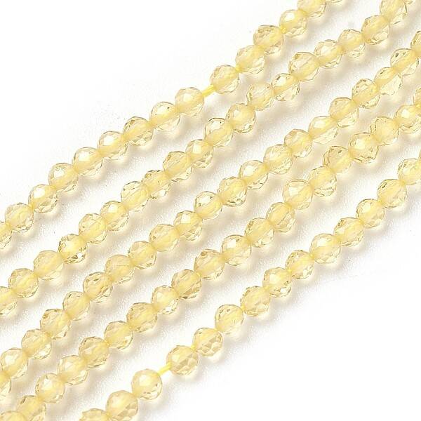 Transparent Glass Beads Strands