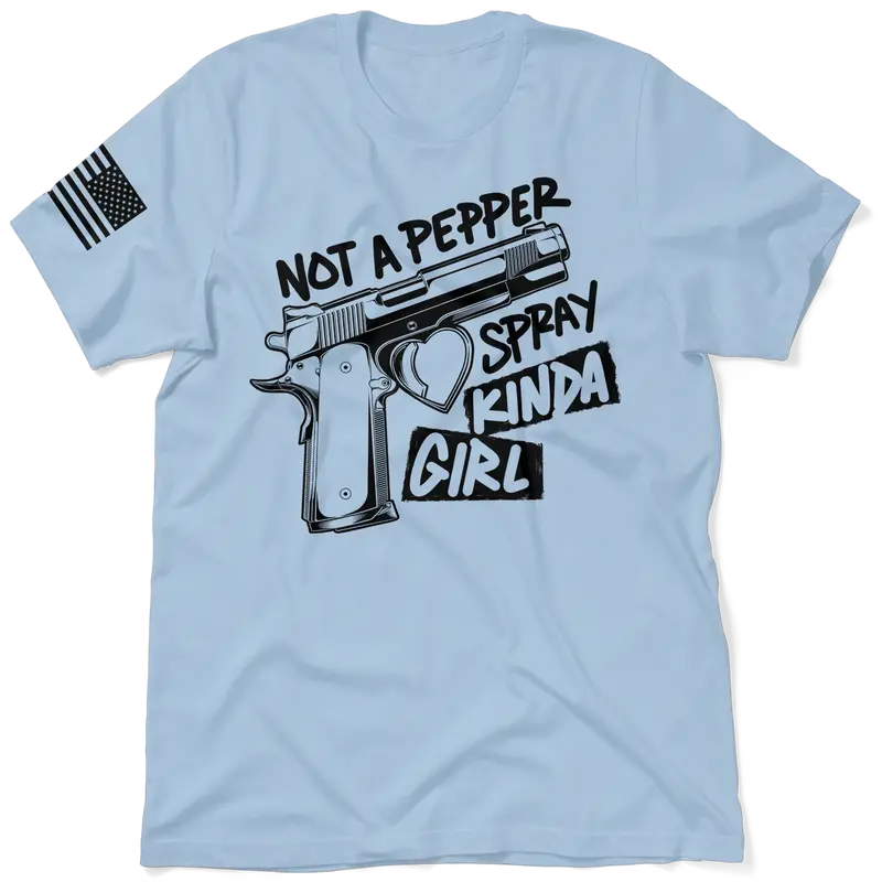Pepper Spray Kind Of Girl - Safety Yellow T-Shirt