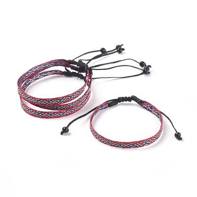Unisex Adjustable Braided Bead Bracelets