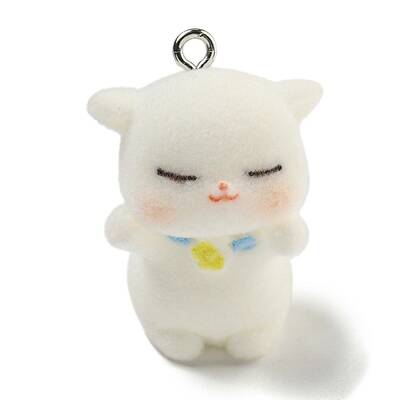 Flocking Resin Cute Pendants