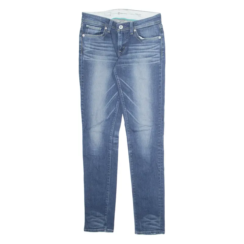 LEVI'S Mens Jeans Blue Slim Skinny Stone Wash W27 L34