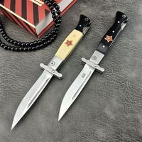 Patriot Outdoor Folding Knife 3.66 Inch Blade 440C Steel ABS Handle Men Camping Travel EDC Gear