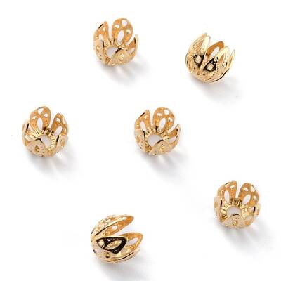 Brass Fancy Bead Caps
