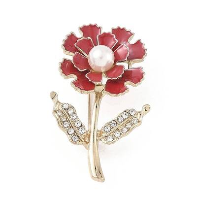 Zinc Alloy Crystal Rhinestone Brooches