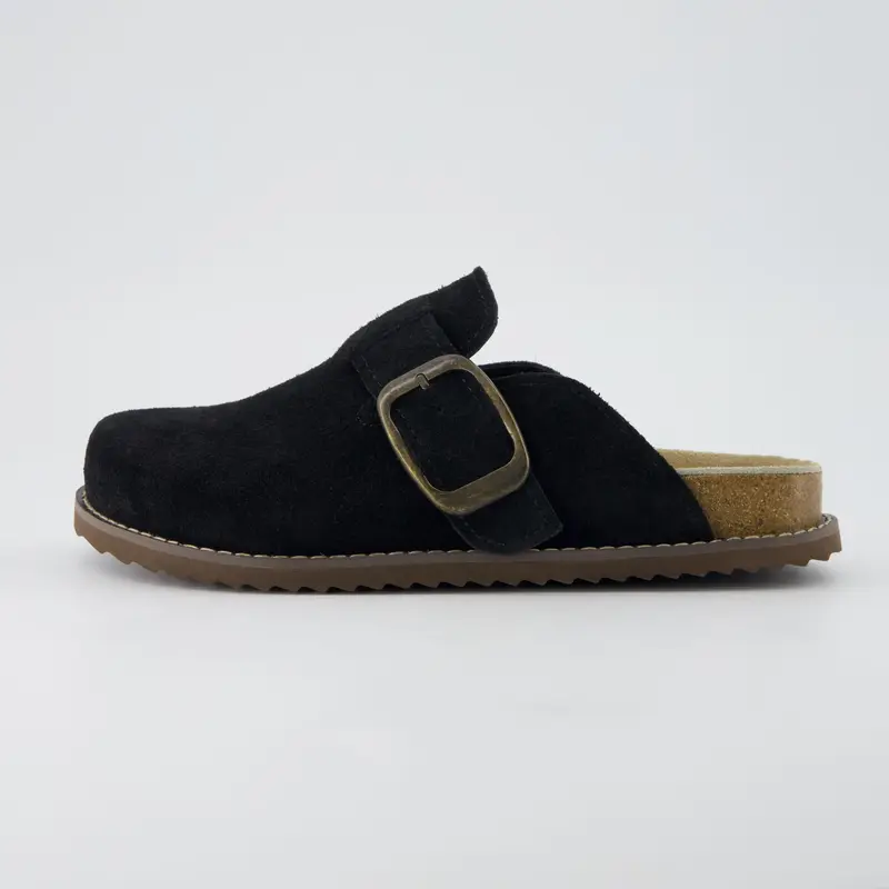 Cushionaire Women's Blain Suede Slip-On Clogs