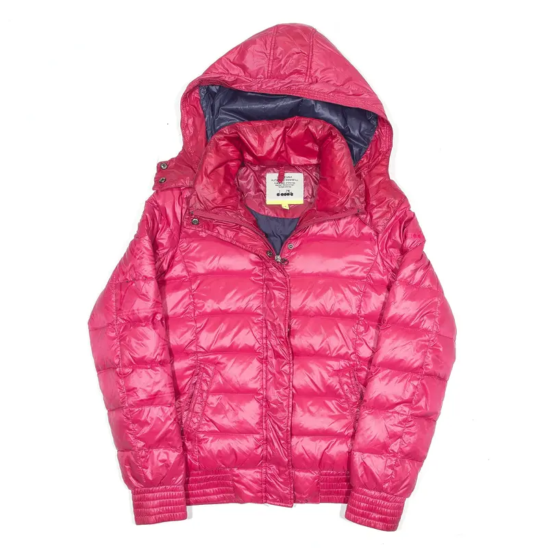 DIADORA Puffer Jacket Pink Womens S