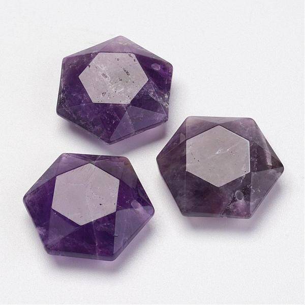Natural Amethyst Pendants