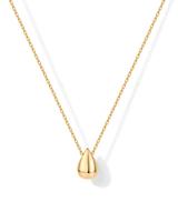 PAVOI 14K Gold Plated Women's Teardrop Pendant Necklace with Adjustable Chain