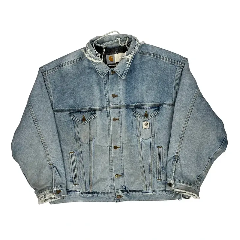 Carhartt Oversized Denim Jacket - 3XL Blue Denim