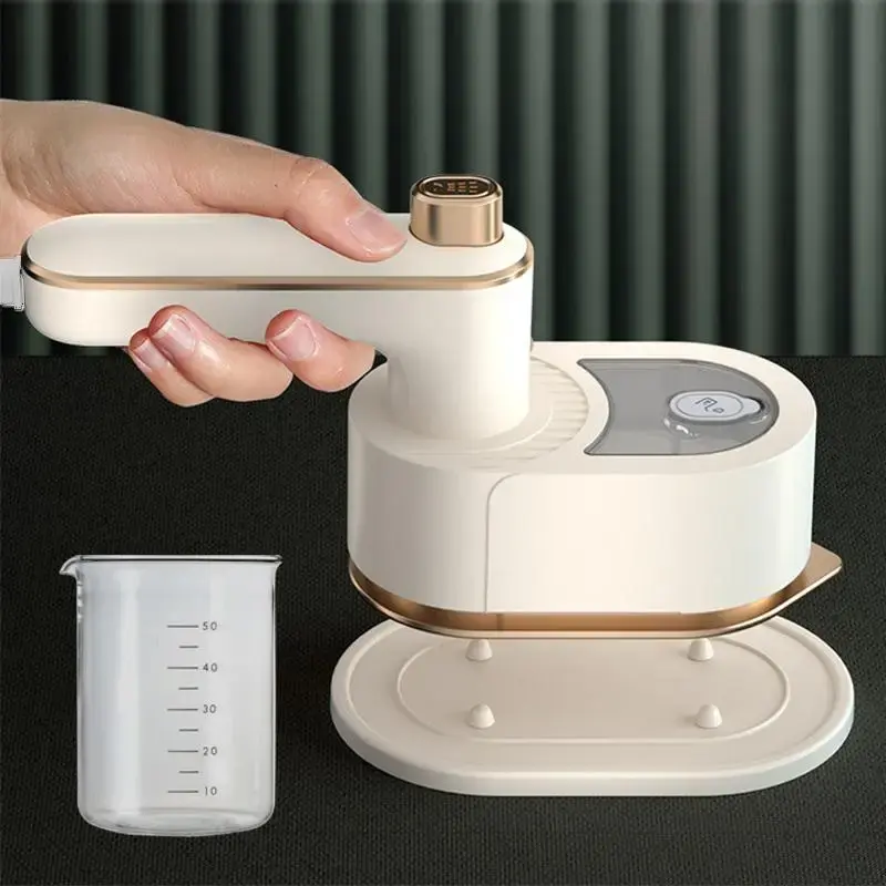 Mini Steam Iron, 180° Foldable Steam Iron, Clothes Steamer for Home & Travel & Dormitory Use, Mini Steam Iron for Removing...