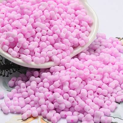 Macaron Color Opaque Frosted Glass Seed Beads