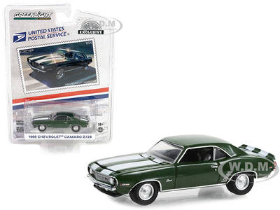 1969 Chevrolet Camaro Z/28 Green Metallic with White Stripes USPS (United States Postal Service) \