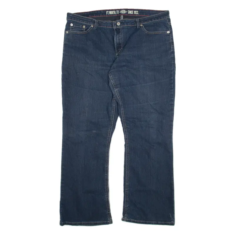 DICKIES Mens Jeans Blue Regular Straight W40 L30