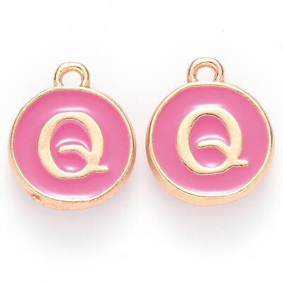 Golden Plated Alloy Enamel Charms