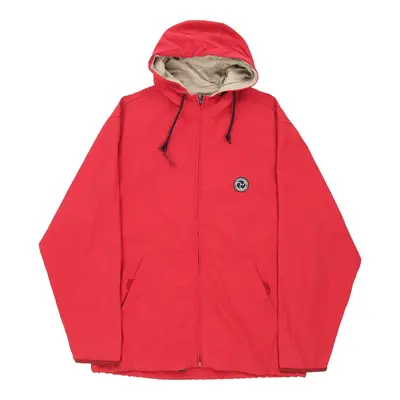 New Balance Jacket - Large Red Polyester Blend