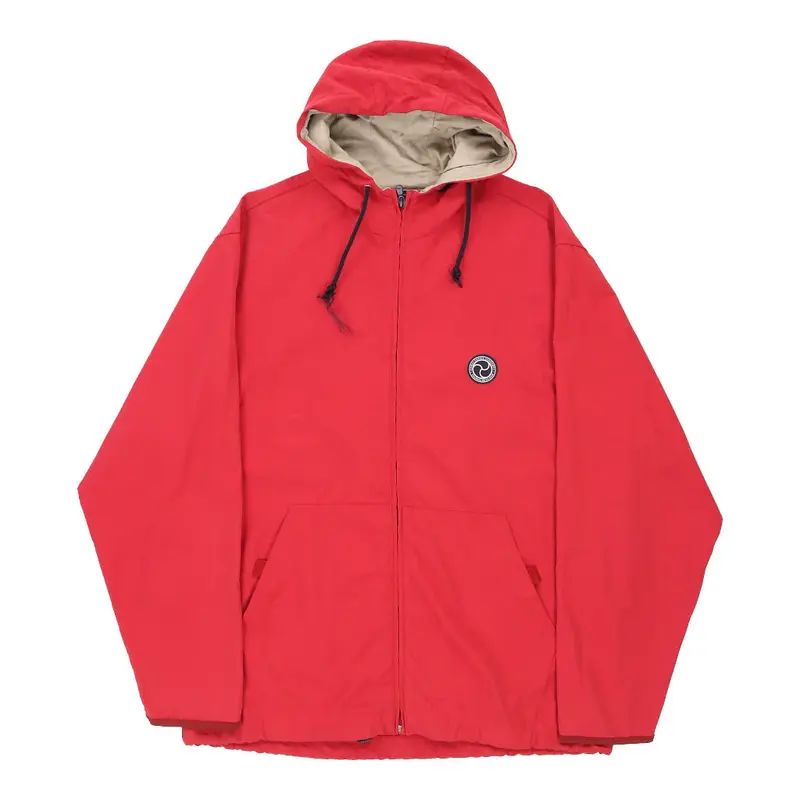 New Balance Jacket - Large Red Polyester Blend