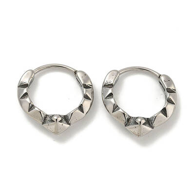 316 Surgical Stainless Steel Hoop Earrings for Women and Men