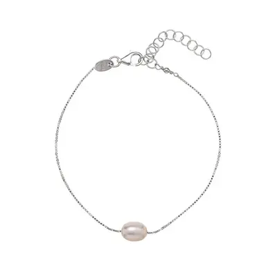 Alisia Delicato Bracciale In Argento Con Perla Autentica Al3707-Argento