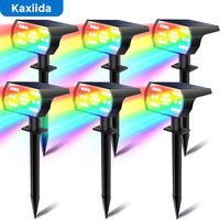 Kaxiida Solar Lights Outdoor Waterproof IP68, 56 LED 3 Lighting Modes Solar Powered Spot Light for Garden Landscaping Patio D...