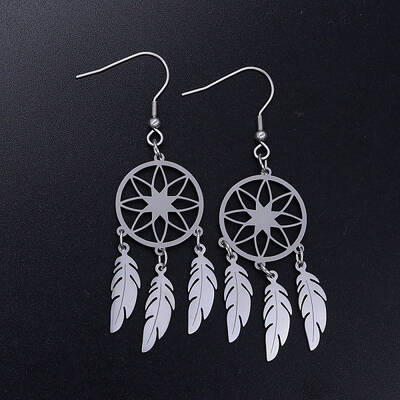 Tarnish Resistant 201 Stainless Steel Chandelier Earrings