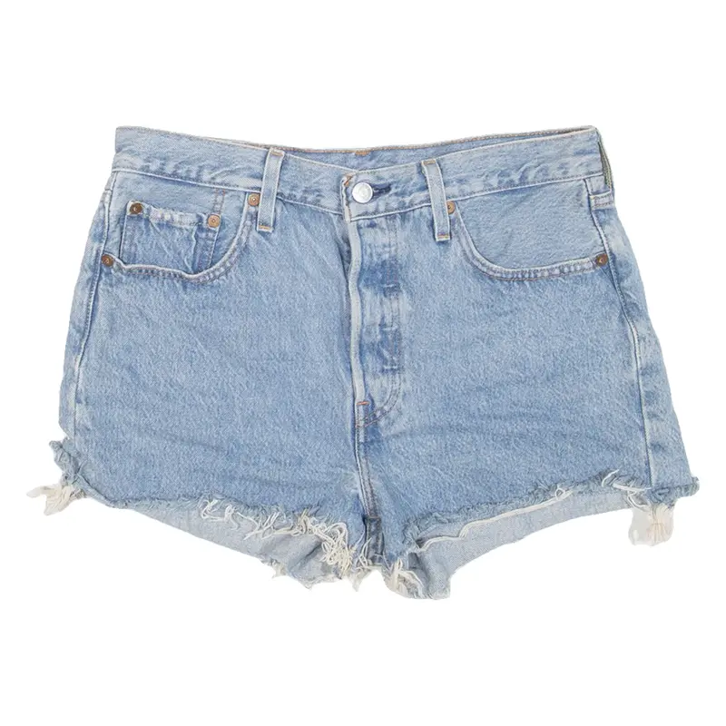 LEVI'S 501 BIG E Womens Denim Shorts Blue S W28