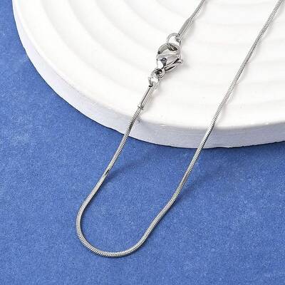 Tarnish Resistant 304 Stainless Steel Snake Chains Necklaces