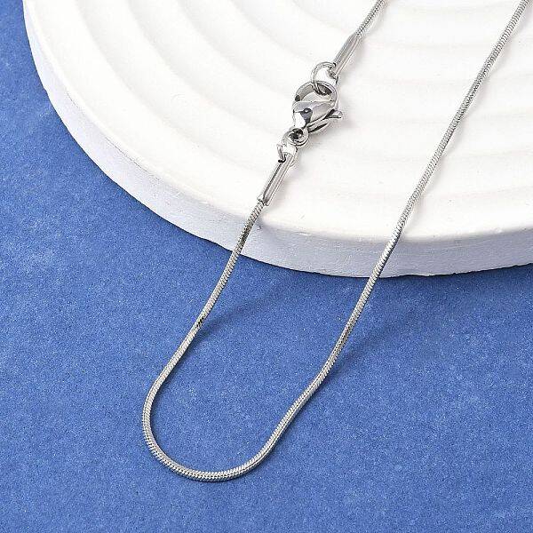 Tarnish Resistant 304 Stainless Steel Snake Chains Necklaces