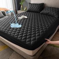 Waterproof Mattress Cover Set, 3 Counts/set Including 1 Count Fitted Sheet & 2 Counts Pillowcase, Soft Comfortable Breathable...