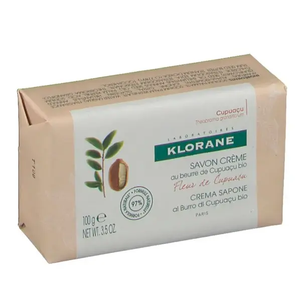 Klorane Sapone Crema ai Fiori di Cupuaçu 100g