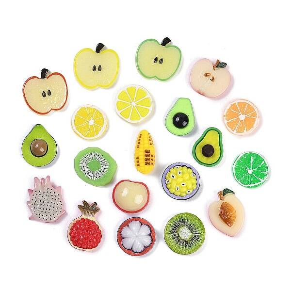Opaque Resin Decoden Cabochons