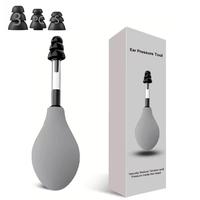 Portable Silicone Inner Ear Pressure Tool With 3 Sizes Of Earplugs, Loop Earplugs