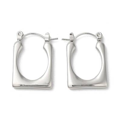 Non-Tarnish 304 Stainless Steel Hoop Earrings for Women
