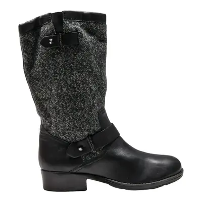IVANKA TRUNP High Boots Grey Synthetic Womens UK 5.5