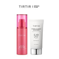 [TIRTIR Official Store] Lock & Block Duo – Longwear Water Proof Setting Spray & Lightweight Sunscreen for All-Day Glow Dail...
