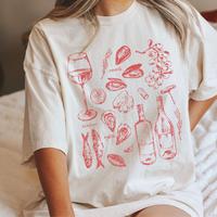 Vintage La Dolce Vita, Italy Shirt, Ciao Bella, Sardines, Tomato Girl Summer, Tinned Fish Shirt, Ocean Inspired Style T-Shirt...