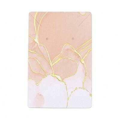 Hot Stamping Cardboard Paper Jewelry Display Cards