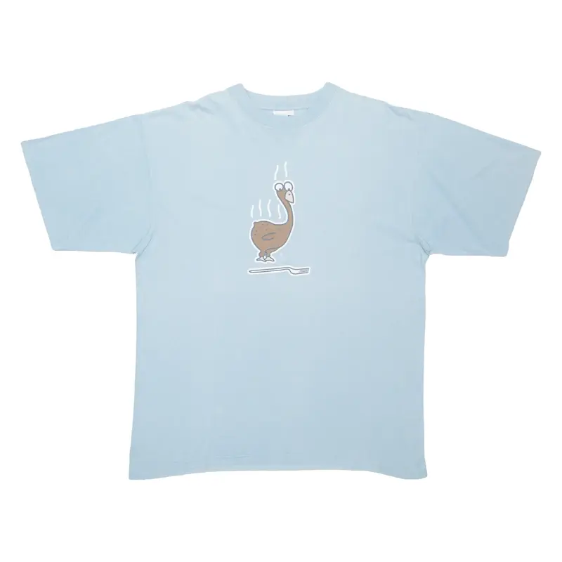 TRANSSHIRTS Chicken Mens T-Shirt Blue XL