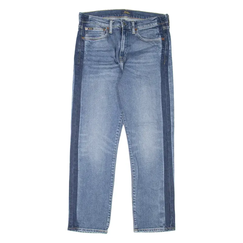 POLO RALPH LAUREN Waverly Crop Womens Jeans Blue Regular Straight W29 L27
