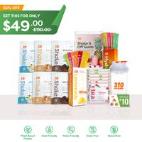 310 Starter Kit – Variety Flavors of Shakes, Hydrates, Teas, and Lemonade - Beverage Kit Nata
