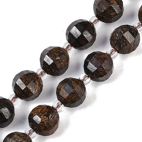 Natural Bronzite Beads Strands