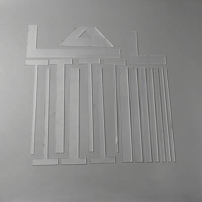 Acrylic Book Binding Spacer Tools